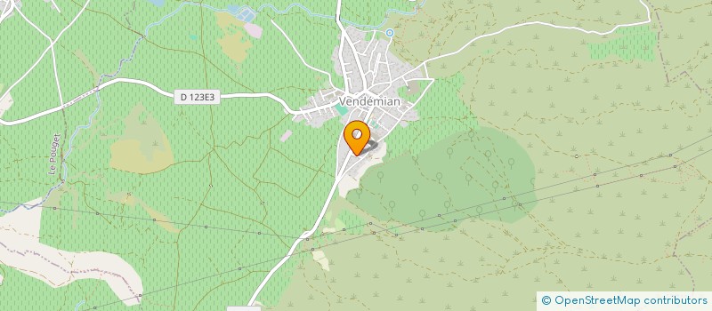 localisation de l'entreprise MONSIEUR MATTHIEU BARRAL  VENDEMIAN