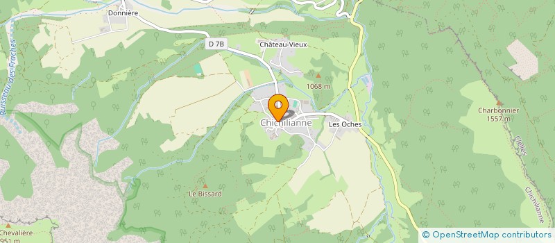 localisation de l'entreprise MONSIEUR MATTHIEU BARRIERE  CHICHILIANNE