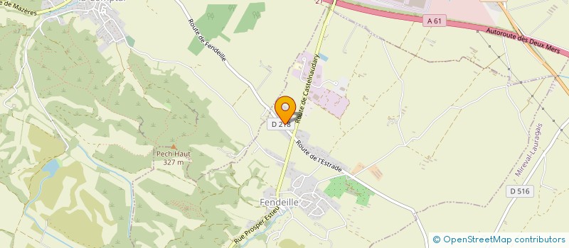 localisation de l'entreprise MONSIEUR MATTHIEU BARTHE  FENDEILLE