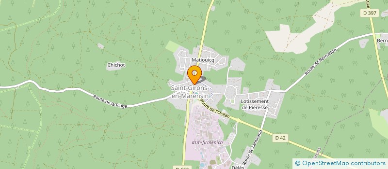 localisation de l'entreprise MONSIEUR MATTHIEU BARTHEROTTE  VIELLE-SAINT-GIRONS