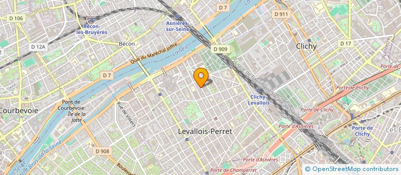 localisation de l'entreprise MONSIEUR MATTHIEU BATTIE à LEVALLOIS-PERRET