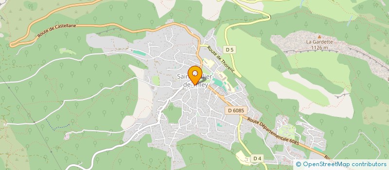 localisation de l'entreprise MONSIEUR MATTHIEU BAUDY  SAINT-VALLIER-DE-THIEY