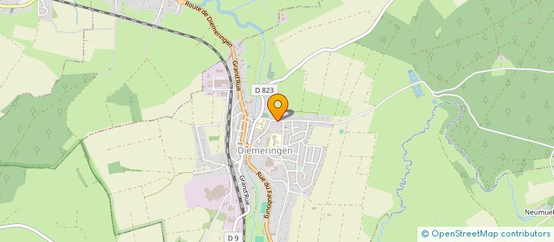 localisation de l'entreprise MONSIEUR MATTHIEU BAUER  DIEMERINGEN