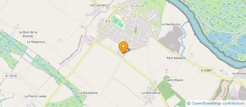 localisation de l'entreprise MONSIEUR MATTHIEU BAYLE  SOUBISE