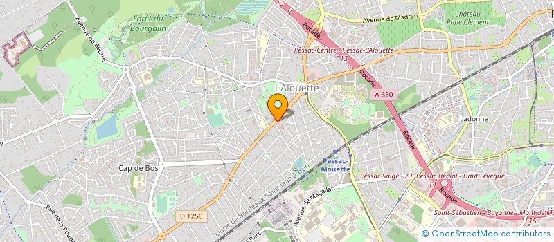 localisation de l'entreprise MONSIEUR MATTHIEU BAZIL  PESSAC