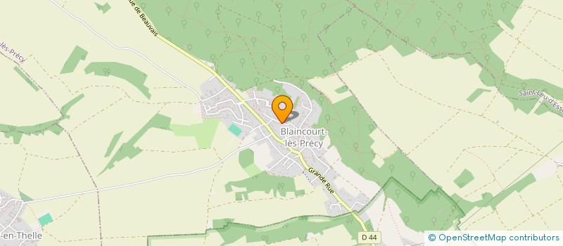 localisation de l'entreprise MONSIEUR MATTHIEU BECHERIE  BLAINCOURT-LES-PRECY