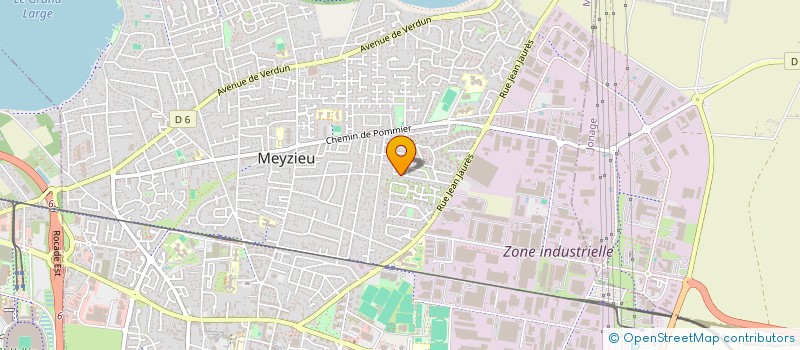 localisation de l'entreprise MONSIEUR MATTHIEU BECRET  MEYZIEU