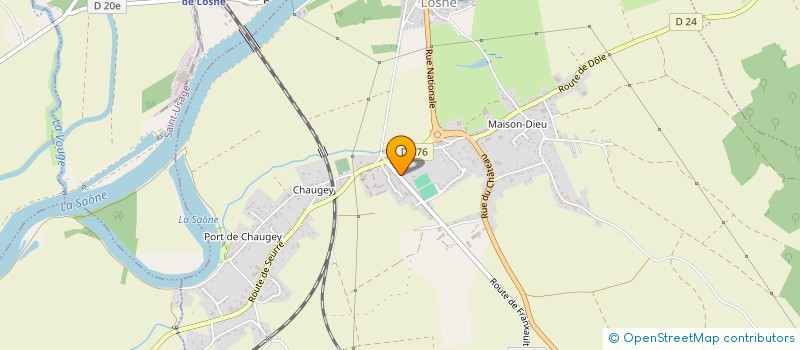 localisation de l'entreprise MONSIEUR MATTHIEU BELIARD  LOSNE