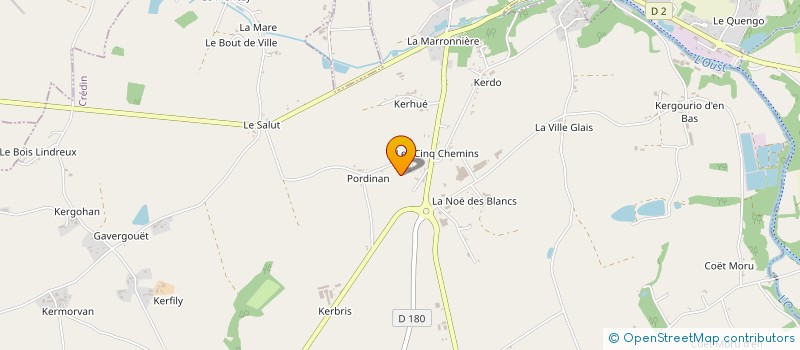 localisation de l'entreprise MONSIEUR MATTHIEU BELLEC à CREDIN