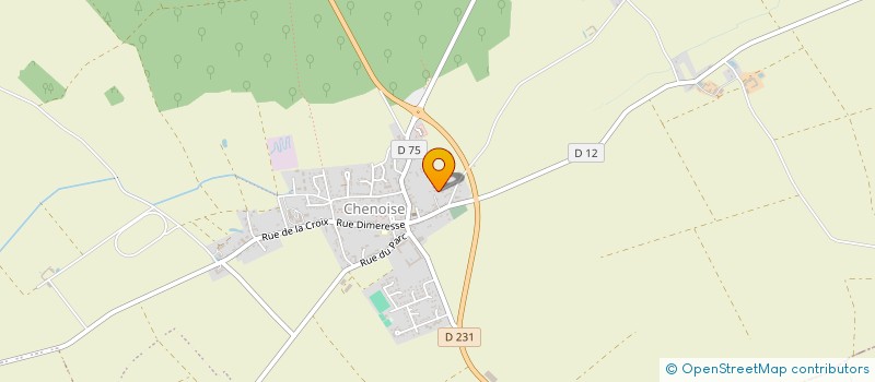 localisation de l'entreprise MONSIEUR MATTHIEU BELORGEOT  CHENOISE-CUCHARMOY