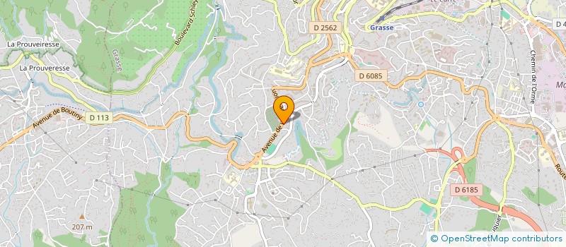 localisation de l'entreprise MONSIEUR MATTHIEU BENVENUTI  GRASSE