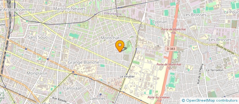 localisation de l'entreprise MONSIEUR MATTHIEU BERAUD  LYON