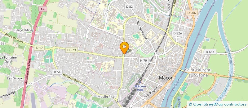 localisation de l'entreprise MONSIEUR MATTHIEU BERGUES  MACON
