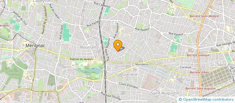 localisation de l'entreprise MONSIEUR MATTHIEU BERISTAIN  BORDEAUX