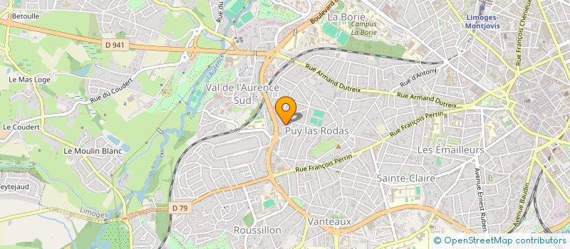 localisation de l'entreprise MONSIEUR MATTHIEU BERKI à LIMOGES
