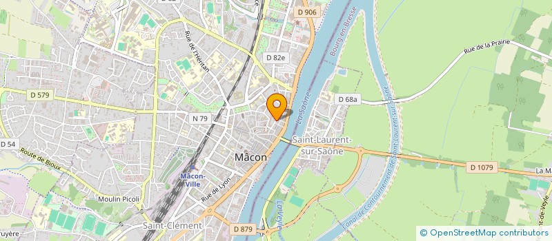 localisation de l'entreprise MONSIEUR MATTHIEU BERNARD à MACON