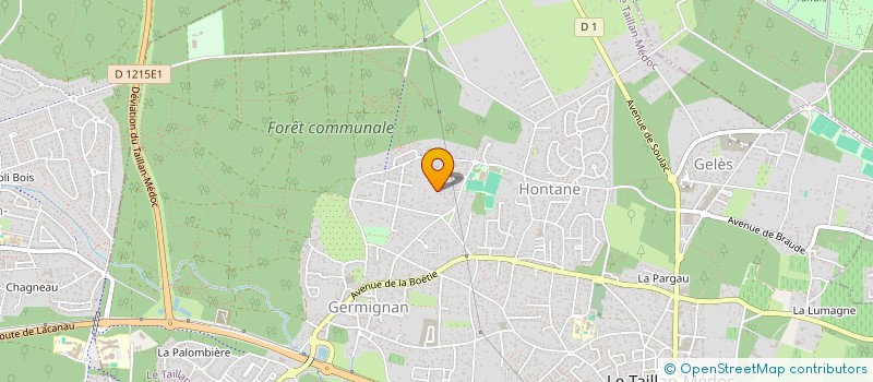 localisation de l'entreprise MONSIEUR MATTHIEU BERRONEAU  LE TAILLAN-MEDOC