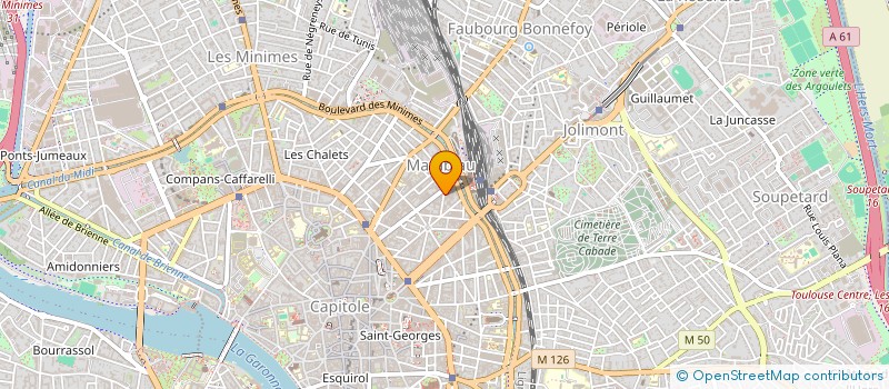 localisation de l'entreprise MONSIEUR MATTHIEU BERRUET à TOULOUSE