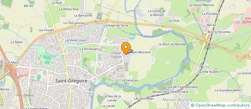 localisation de l'entreprise MONSIEUR MATTHIEU BERTHELEME à SAINT-GREGOIRE