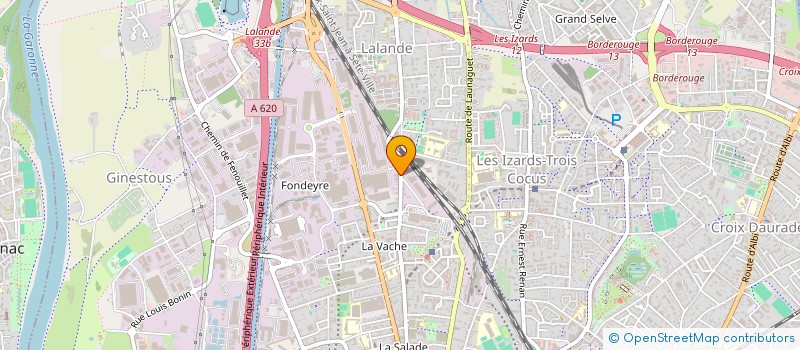 localisation de l'entreprise MONSIEUR MATTHIEU BERTIN  TOULOUSE