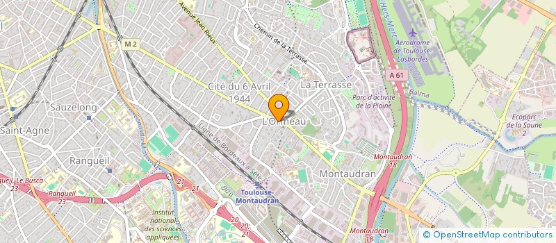 localisation de l'entreprise MONSIEUR MATTHIEU BERTIN à TOULOUSE