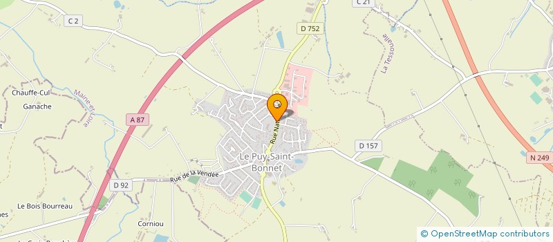 localisation de l'entreprise MONSIEUR MATTHIEU BERTON à CHOLET