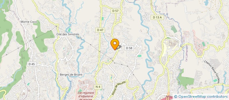 localisation de l'entreprise MONSIEUR MATTHIEU BESSARD  FORT-DE-FRANCE