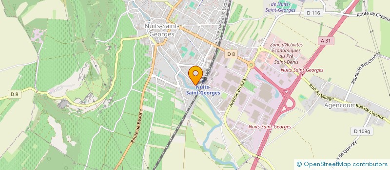 localisation de l'entreprise MONSIEUR MATTHIEU BESSET à NUITS-SAINT-GEORGES