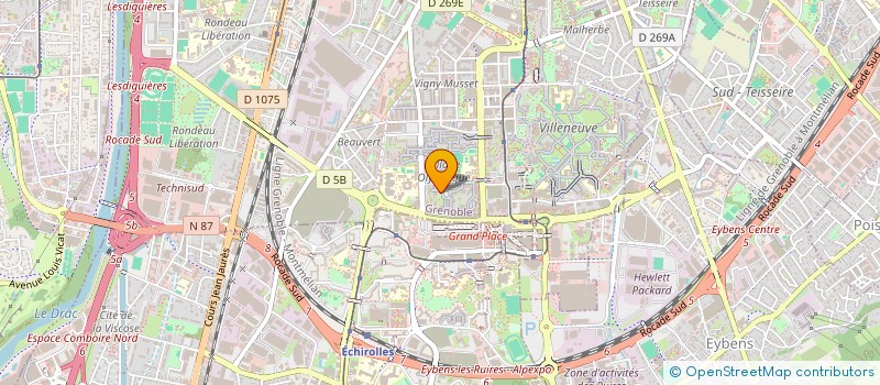 localisation de l'entreprise MONSIEUR MATTHIEU BETRANCOURT  GRENOBLE