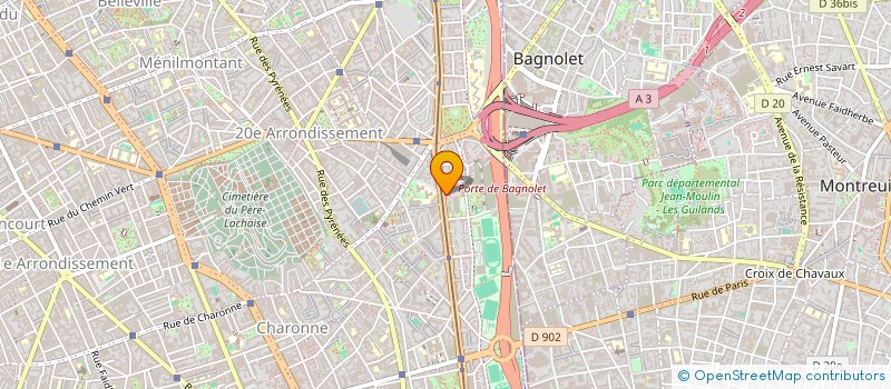 localisation de l'entreprise MONSIEUR MATTHIEU BICHON  PARIS