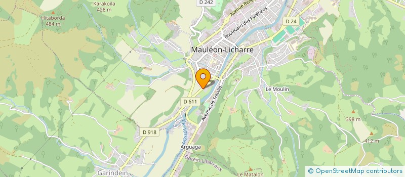 localisation de l'entreprise MONSIEUR MATTHIEU BISQUEY à MAULEON-LICHARRE