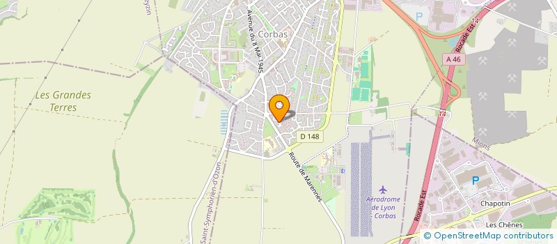 localisation de l'entreprise MONSIEUR MATTHIEU BISSIERES à CORBAS