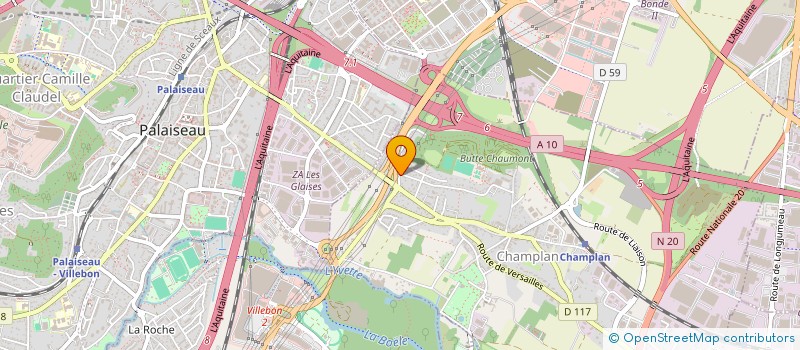 localisation de l'entreprise MONSIEUR MATTHIEU BIZE  CHAMPLAN