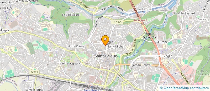 localisation de l'entreprise MONSIEUR MATTHIEU BIZEUL à SAINT-BRIEUC