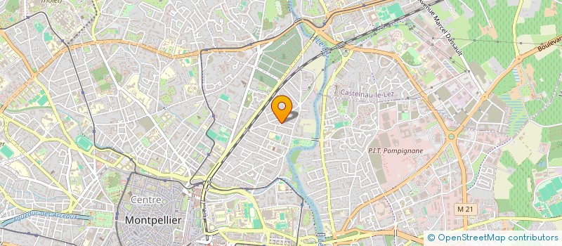 localisation de l'entreprise MONSIEUR MATTHIEU BLANC à MONTPELLIER