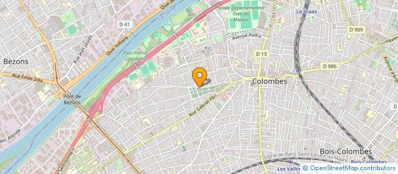 localisation de l'entreprise MONSIEUR MATTHIEU BLEHOUAN à COLOMBES