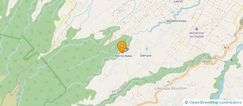 localisation de l'entreprise MONSIEUR MATTHIEU BLEZES  BASSE-POINTE