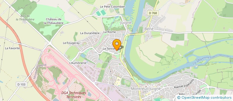 localisation de l'entreprise MONSIEUR MATTHIEU BLOND à MONTREUIL-JUIGNE