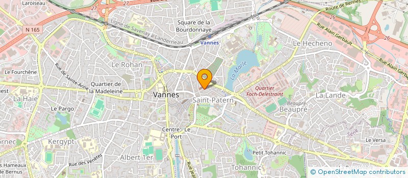 localisation de l'entreprise MONSIEUR MATTHIEU BOBIN à VANNES