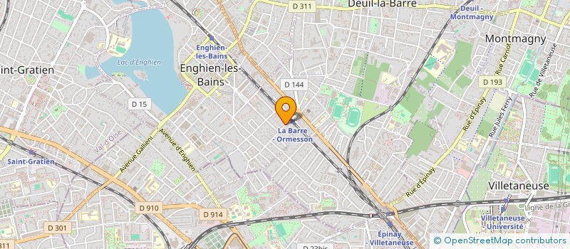 localisation de l'entreprise MONSIEUR MATTHIEU BOCQUET  ENGHIEN-LES-BAINS