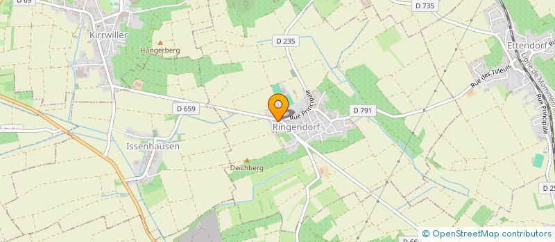 localisation de l'entreprise MONSIEUR MATTHIEU BONHOMME  RINGENDORF