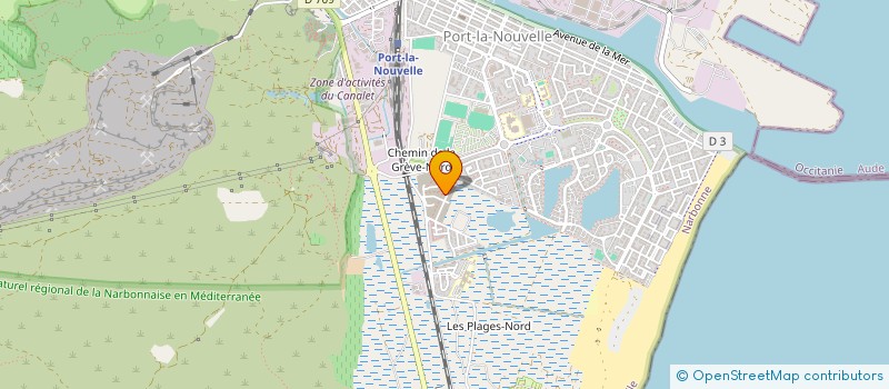 localisation de l'entreprise MONSIEUR MATTHIEU BONHOURE  PORT-LA-NOUVELLE