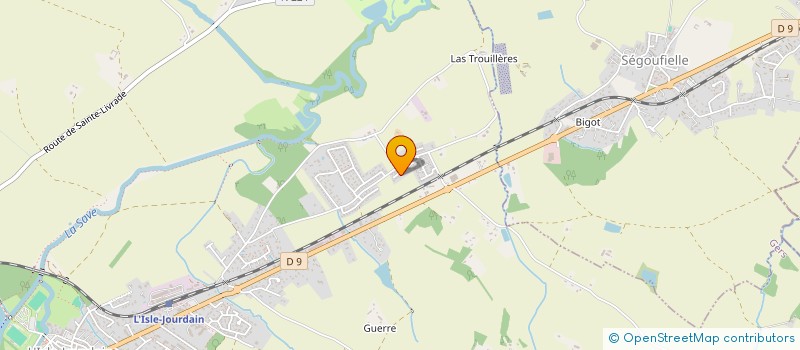 localisation de l'entreprise MONSIEUR MATTHIEU BONHOURE  L'ISLE-JOURDAIN