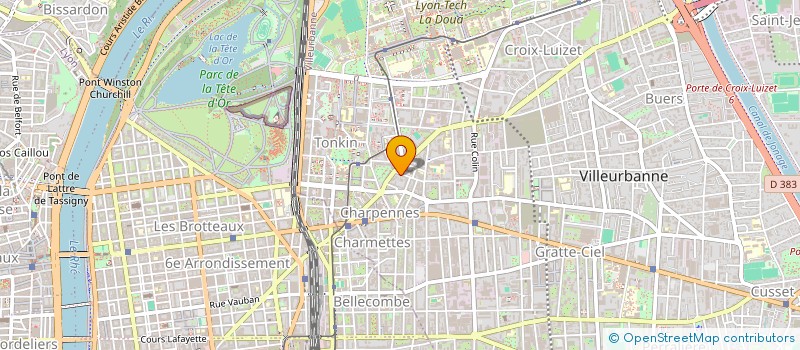 localisation de l'entreprise MONSIEUR MATTHIEU BONIN  DARDILLY