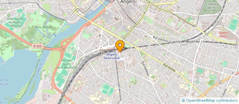 localisation de l'entreprise MONSIEUR MATTHIEU BORDAGE à ANGERS