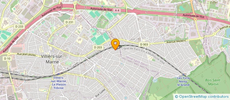 localisation de l'entreprise MONSIEUR MATTHIEU BOSC  VILLIERS-SUR-MARNE