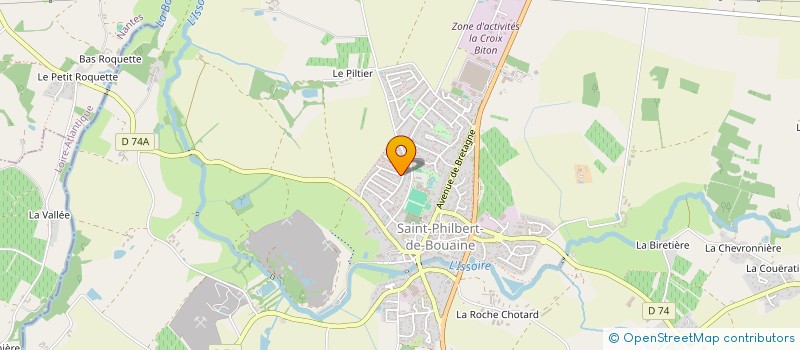 localisation de l'entreprise MONSIEUR MATTHIEU BOSSE  SAINT-PHILBERT-DE-BOUAINE