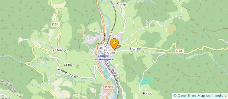 localisation de l'entreprise MONSIEUR MATTHIEU BOUCHACOURD  LAMURE-SUR-AZERGUES