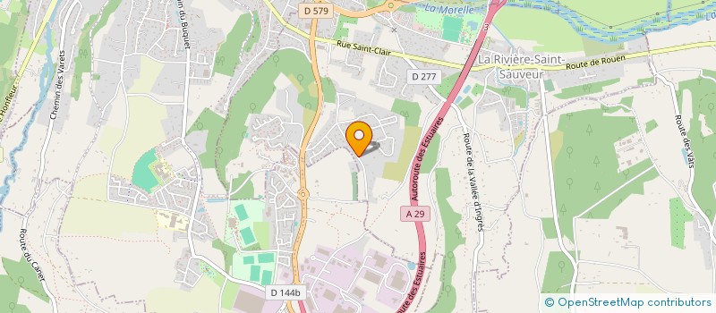 localisation de l'entreprise MONSIEUR MATTHIEU BOUCHE  LA RIVIERE-SAINT-SAUVEUR