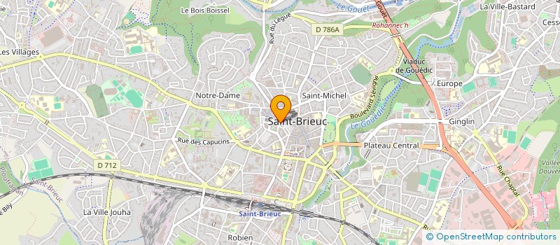 localisation de l'entreprise MONSIEUR MATTHIEU BOUDEVILLE à SAINT-BRIEUC